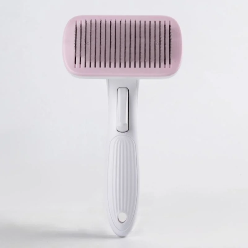 Quality Pet Grooming Tool Plastic Stainless Steel Comb Grooming Brush Cleaning Removal Pet Hair Comb Cats Dogs Beauty Appliance Brush Tool