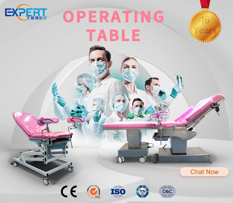 Universal General Portable Manual Electric Medical Ot Hydraulic Obstetric Gynecology Surgery Operating Surgical Table