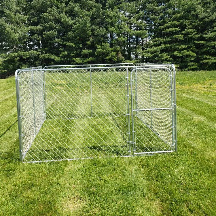 Lucky Dog Modular Chain Link Pet Kennel