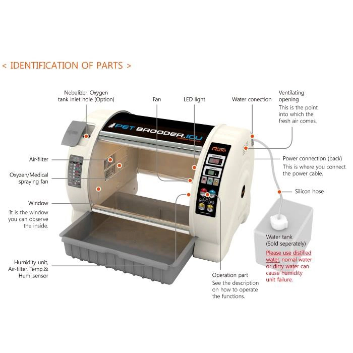 Ysvet-ICU600 Pet Brooder Animal ICU Puppy Care Incubator